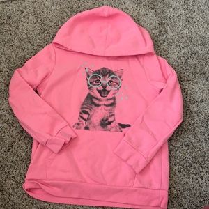 Cat and Jack size large pink cat sweatshirt
